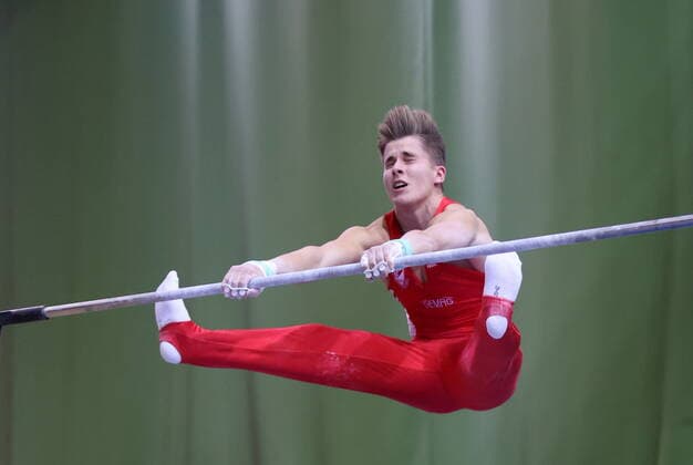 Willi Leonhard Binder SC Cottbus Artistic Gymnastics National League SC Cottbus KTV Straubenhardt 19 37