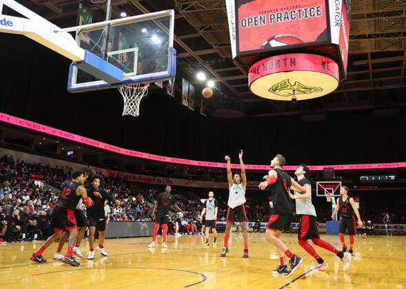 October 2, 2021, London, on, Canada: Toronto Raptors Scottie Barnes shoots during a NBA, Basketball Herren, USA team scrimmage in London, Ont., Saturday, Oct. 2, 2021. Canada News - October 2, 2021 - ZUMAc35_ 20211002_zaf_c35_068 Copyright: xNicolexOsbornex