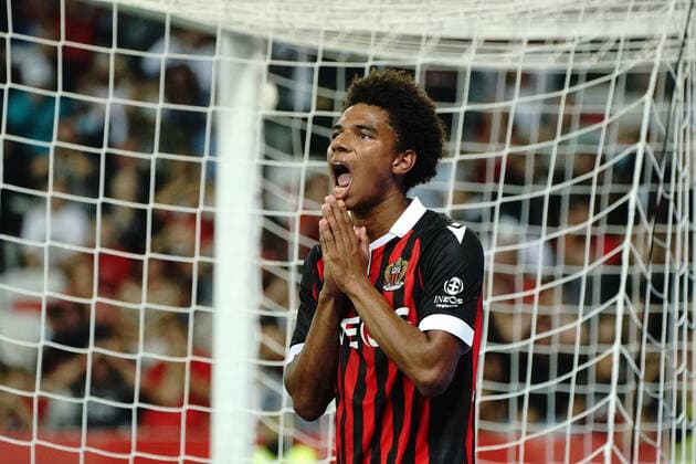 Calvin Stengs (OGC Nice) FOOTBALL : OGC Nice vs Brest - Ligue 1 Uber Eats - Nice - 02 10 2021 NorbertScanella Panoramic 