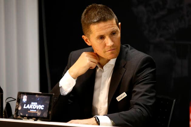 02 10 2021, easyCredit Basketball Bundesliga, Magentasport BBL Cup, 2020 2021 season, men, Chemnitz Niners Ratiopharm Ulm press conference with Jaka Lakovic head coach , Ratiopharm Ulm Chemnitz Messe Chemnitz Sachsen Germany