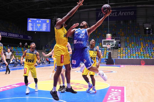 Basketball, BBL Cup, Fraport Skyliners Frankfurt - EWE Baskets Oldenburg