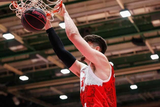 03 10 2021, Basketball, Magenta Sport BBL Cup, 2021, 2022, Round of 16, s Oliver Wuerzburg SYNTAINICS MBC, GER, Wuerzburg, s Oliver Arena picture v li Nicolas Carvacho s Oliver Wuerzburg Copyright: HMBxMedia xHeikoxBecker
