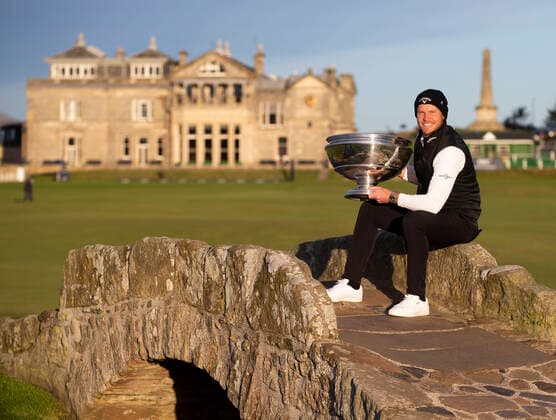 Bilder des Jahres 2021, Sport 10 Oktober Sport Themen der Woche KW39 Sport Bilder des Tages Golf - 2021 Alfred Dunhill Links Championship - Day Four - The Old Course at St Andrew™s - Day Four - Sunday 3rd October 2021 Danny Willett wins the 2021 Alfred Dunhill Links Championship 
