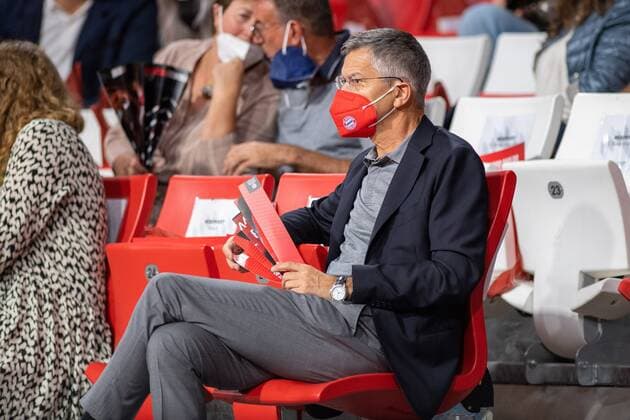 Club President Herbert Hainer FC Bayern Munich , FC Bayern Basketball vs Brose Bamberg, easyCredit BBL, 03 10 2021 Munich Bavaria Germany Copyright: xkolbert-press UlrichxGamelx