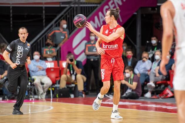 Omar Prewitt 4 Brose Bamberg , FC Bayern Basketball vs Brose Bamberg, easyCredit BBL, 03 10 2021 Munich Bavaria Germany Copyright: xkolbert-press UlrichxGamelx