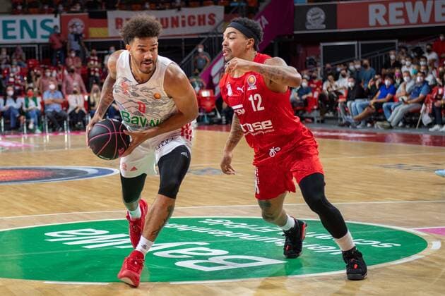 FC Bayern Basketball vs Brose Bamberg, easyCredit BBL, 03 10 2021 Munich Bavaria Germany Copyright: xkolbert-press UlrichxGamelx