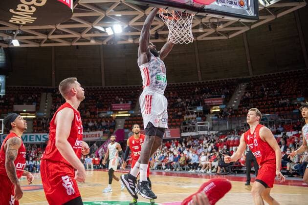 FC Bayern Basketball vs Brose Bamberg, easyCredit BBL, 03 10 2021 Munich Bavaria Germany Copyright: xkolbert-press UlrichxGamelx