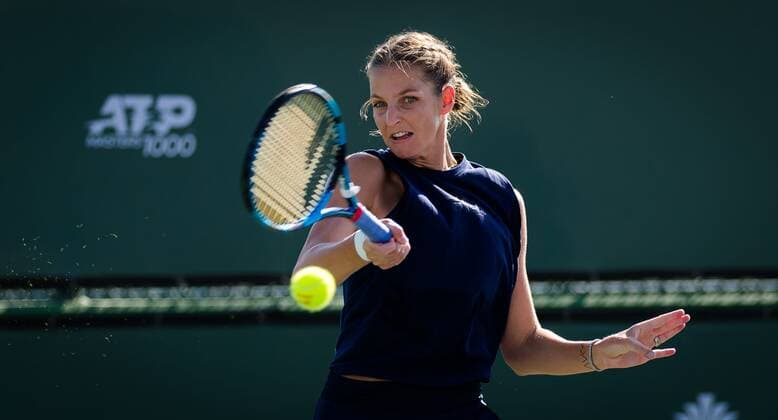 Tennis, WTA Tournament in Indian Wells, Practice and Press Conference