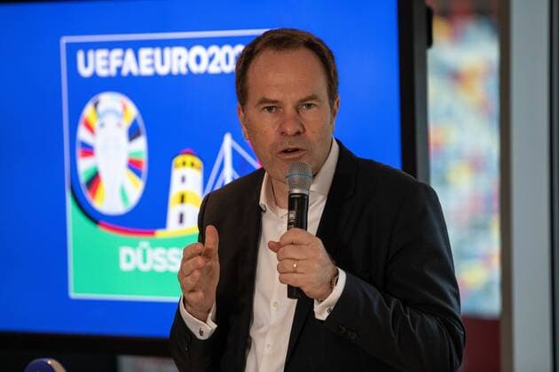 Football, EM, Presentation of the EURO 2024 Logo in Düsseldorf