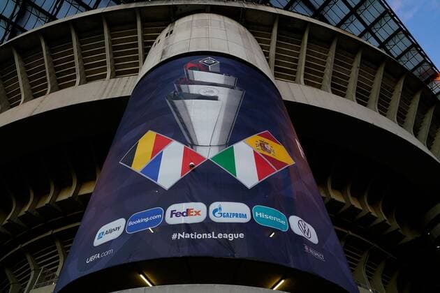 Mandatory Credit: Photo by Pressinphoto Shutterstock (12526997j) San Siro stadium view Italy v Spain, UEFA Nations League 2021, Semifinal. Football, San Siro Stadium, Milan, Italy - 6 Oct 2021 Editorial use only Italy v Spain, UEFA Nations League 2021, Semifinal. Football, San Siro Stadium, Milan, Italy - 6 Oct 2021 Editorial use only Copyright: xPressinphoto Shutterstockx 12526997j