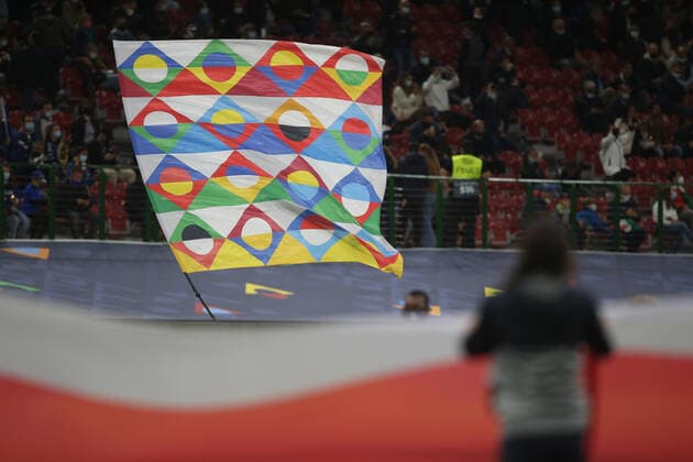 Sport Bilder des Tages Milan, Italy - 06.10.2021: Open ceremony before the Finals Uefa Nations League football match Italy vs Spain at San Siro Stadium in Milan on october 06th 2021.  Copyright: xMarcoxIacobuccix xIPAx xMarcoxIacobuccix 0