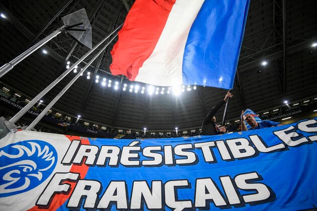 Photo LaPresse - Fabio Ferrari October, 07 2021 Turin, Italy soccer Belgium vs France - Semi-final Nations League - Juventus stadium of Torino In the pic:France supporter  Copyright: xFabioxFerrari LaPressex