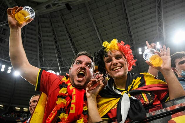 Photo LaPresse - Fabio Ferrari October, 07 2021 Turin, Italy soccer Belgium vs France - Semi-final Nations League - Juventus stadium of Torino In the pic:Belgium supporter  Copyright: xFabioxFerrari LaPressex
