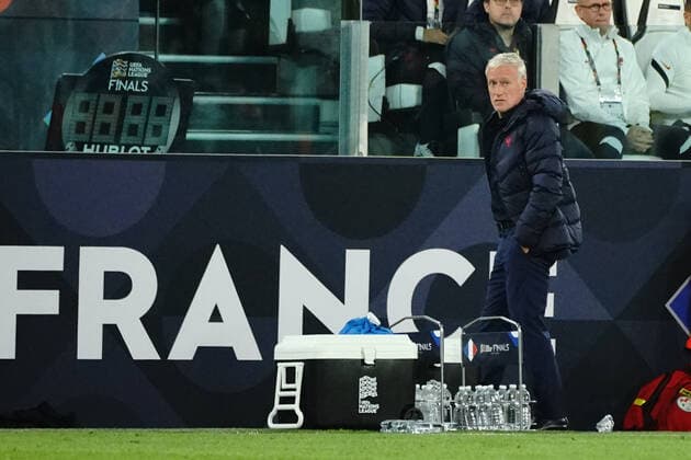 Didier Deschamps (selectionneur de l equipe de France) FOOTBALL : Belgique vs France - League des Nations - Demi Finale - Turin - 07 10 2021 NorbertScanella Panoramic 
