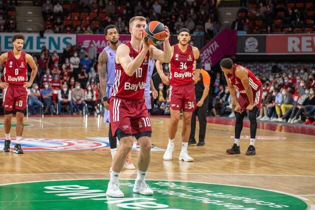 Ognjen Jaramaz 10 FC Bayern , FC Bayern Basketball vs FC Barcelona, EuroLeague, 07 10 2021 Munich Bavaria Germany Copyright: xkolbert-press UlrichxGamelx