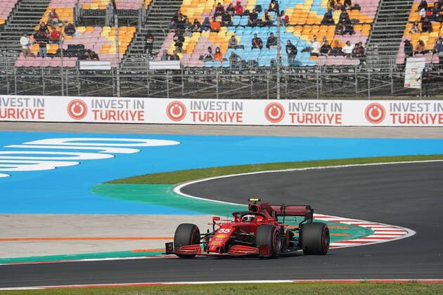 Formula 1 Turkish Grand Prix 2021 08 10 2021, Istanbul Park Circuit, Istanbul, Formula 1 Turkish Grand Prix 2021 ,in the picture Carlos Sainz Jr ESP 55 , Scuderia Ferrari Mission Winnow nordphotoxGmbHx xBratic nph00250