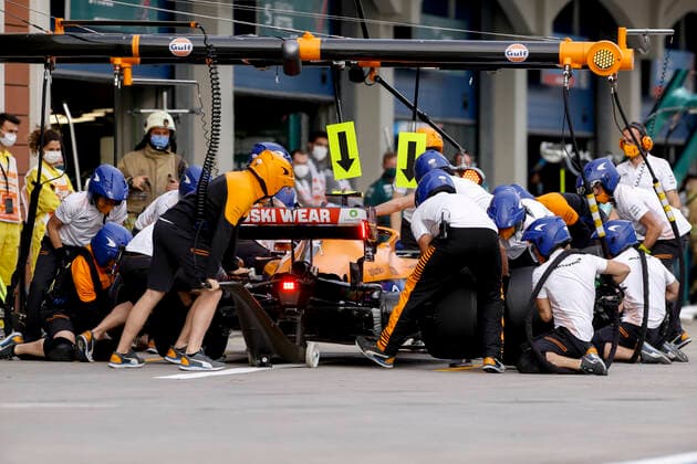 4 Lando Norris GBR, McLaren F1 Team , F1 Grand Prix of Turkey at Intercity Istanbul Park on October 8, 2021 in Istanbul, Turkey Photo by HOCH ZWEI Istanbul Turkey