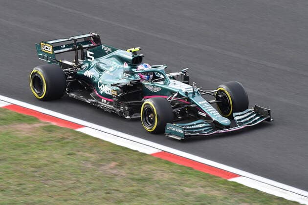 Formula 1 Turkish Grand Prix 2021 08 10 2021, Istanbul Park Circuit, Istanbul, Formula 1 Turkish Grand Prix 2021 ,in the picture Sebastian Vettel DEU 5 , Aston Martin Cognizant Formula One Team nordphotoxGmbHx xBratic nph00250