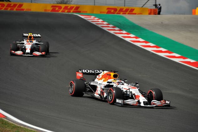 Formula 1 Turkish Grand Prix 2021 08 10 2021, Istanbul Park Circuit, Istanbul, Formula 1 Turkish Grand Prix 2021 ,in picture Max Verstappen NEL 33 , Red Bull Racing Honda, Sergio Perez MEX 11 , Red Bull Racing Honda nordphotoxGmbHx xBratic nph00250
