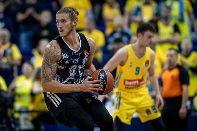 Basketball Berlin 08 10 2021 2022 EuroLeague Regular Season Alba Berlin LDLC ASVEL Villeurbanne Dylan Osetkowski Villeurbanne, No 21