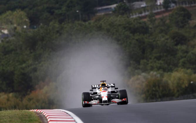 33 Max Verstappen NED, Red Bull Racing , F1 Grand Prix of Turkey at Intercity Istanbul Park on October 9, 2021 in Istanbul, Turkey Photo by HOCH ZWEI Istanbul Turkey
