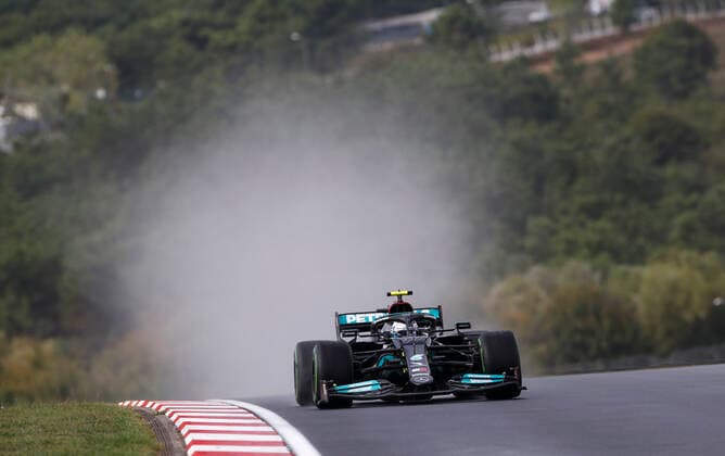 77 Valtteri Bottas FIN, Mercedes AMG Petronas F1 Team , F1 Grand Prix of Turkey at Intercity Istanbul Park on October 9, 2021 in Istanbul, Turkey Photo by HOCH ZWEI Istanbul Turkey