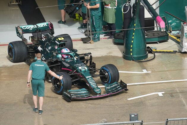 Formula 1 Turkish Grand Prix 2021 09 10 2021, Istanbul Park Circuit, Istanbul, Formula 1 Turkish Grand Prix 2021 ,in the picture Sebastian Vettel DEU 5 , Aston Martin Cognizant Formula One Team nordphotoxGmbHx xBratic nph00250