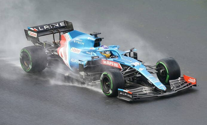 Formula 1 Turkish Grand Prix 2021 09 10 2021, Istanbul Park Circuit, Istanbul, Formula 1 Turkish Grand Prix 2021 ,in the picture Fernando Alonso ESP 14 , Alpine F1 Team nordphotoxGmbHx xBratic nph00250