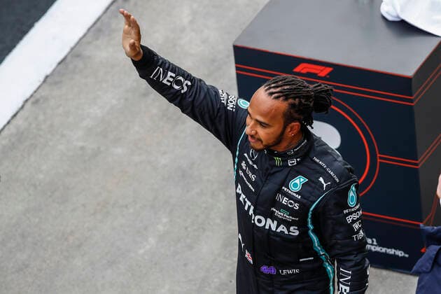 HAMILTON Lewis (gbr), Mercedes AMG F1 GP W12 E Performance, portrait during the Formula 1 Rolex Turkish Grand Prix 2021, 16th round of the 2021 FIA Formula One World Championship, WM, Weltmeisterschaft from October 8 to 10, 2021 on the Istanbul Park, in Tuzla, Turkey - F1 - TURKISH GRAND PRIX 2021 DPPI Panoramic  00121033__B3_9625