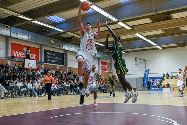 Barmer 2 Basketball Bundesliga ProB, Rheinstars Koeln vs SC Rist Wedel, 09 10 2021 Valentin Blass RheinStars Koeln 22 , Barmer 2 Basketball Bundesliga ProB, Rheinstars Koeln vs SC Rist Wedel on 09 10 2021 at the ASV Koeln in Koeln North Rhine Westphalia Copyright: xBEAUTIFULxSPORTS Mueller-Laschetx