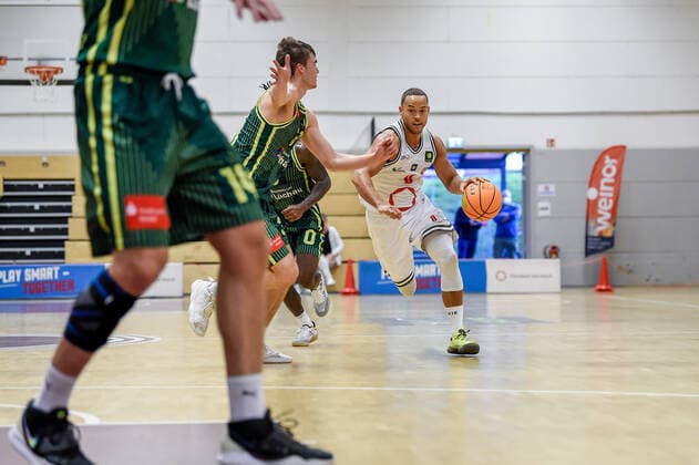 Barmer 2 Basketball Bundesliga ProB, Rheinstars Koeln vs SC Rist Wedel, 09 10 2021 Andrej Mangold RheinStars Koeln 0 , Barmer 2 Basketball Bundesliga ProB, Rheinstars Koeln vs SC Rist Wedel on 09 10 2021 at ASV Koeln in Koeln North Rhine-Westphalia Copyright: xBEAUTIFULxSPORTS Mueller-Laschetx