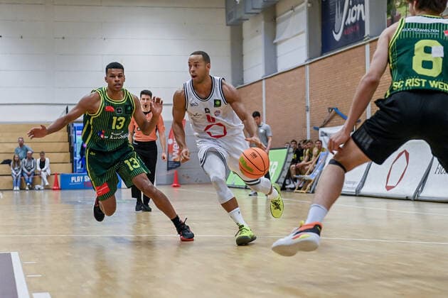 Barmer 2 Basketball Bundesliga ProB, Rheinstars Koeln vs SC Rist Wedel, 09 10 2021 Andrej Mangold RheinStars Koeln 0 , Barmer 2 Basketball Bundesliga ProB, Rheinstars Koeln vs SC Rist Wedel on 09 10 2021 at ASV Koeln in Koeln North Rhine-Westphalia Copyright: xBEAUTIFULxSPORTS Mueller-Laschetx