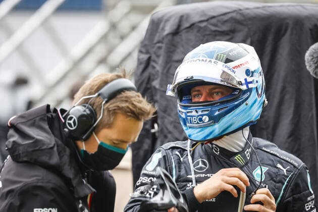 BOTTAS Valtteri (fin), Mercedes AMG F1 GP W12 E Performance, portrait during the Formula 1 Rolex Turkish Grand Prix 2021, 16th round of the 2021 FIA Formula One World Championship, WM, Weltmeisterschaft from October 8 to 10, 2021 on the Istanbul Park, in Tuzla, Turkey - F1 - TURKISH GRAND PRIX 2021 - RACE DPPI Panoramic  _F2_1262