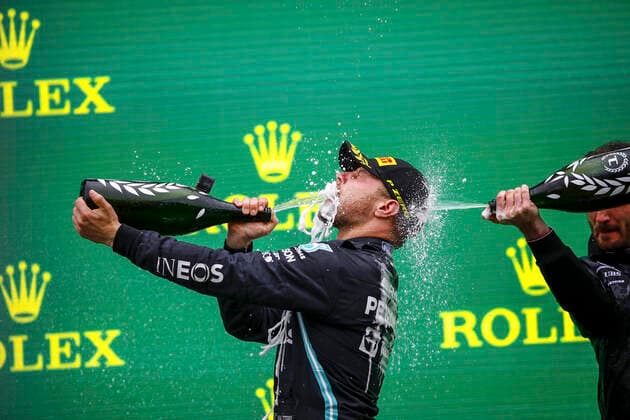 77 Valtteri Bottas FIN, Mercedes AMG Petronas F1 Team , F1 Grand Prix of Turkey at Intercity Istanbul Park on October 10, 2021 in Istanbul, Turkey Photo by HOCH ZWEI Istanbul Turkey