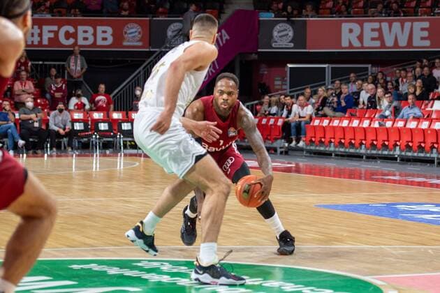 Thomas Deshaun 1 FC Bayern , FC Bayern Basketball vs Loewen Braunschweig, easyCredit BBL, 10 10 2021 Munich Bavaria Germany Copyright: xkolbert-press UlrichxGamelx