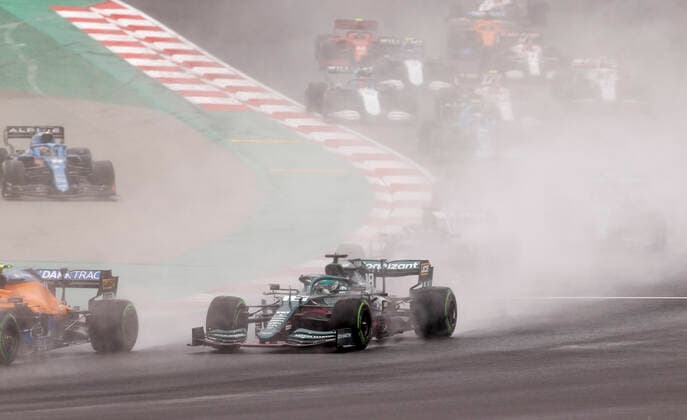 18 Lance Stroll CAN, Aston Martin Cognizant F1 Team , F1 Grand Prix of Turkey at Intercity Istanbul Park on October 10, 2021 in Istanbul, Turkey Photo by HOCH ZWEI Istanbul Turkey