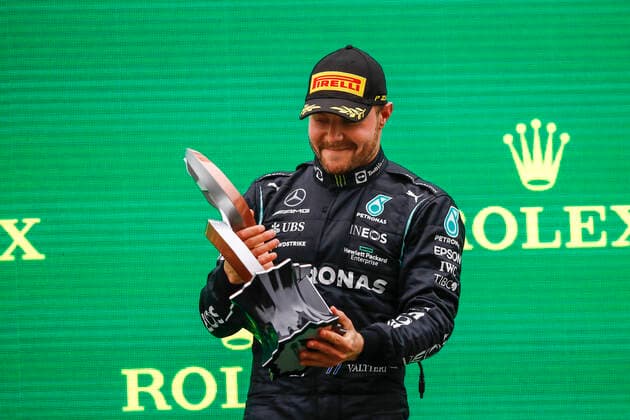 77 Valtteri Bottas FIN, Mercedes AMG Petronas F1 Team , F1 Grand Prix of Turkey at Intercity Istanbul Park on October 10, 2021 in Istanbul, Turkey Photo by HOCH ZWEI Istanbul Turkey