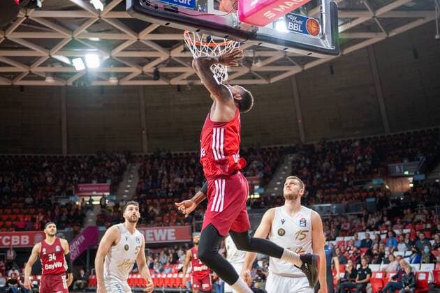 Thomas Deshaun 1 FC Bayern , FC Bayern Basketball vs Loewen Braunschweig, easyCredit BBL, 10 10 2021 Munich Bavaria Germany Copyright: xkolbert-press UlrichxGamelx