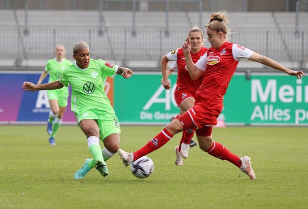 VfL Women vs Cologne Football, Women, Season 21 22, Flyeralarm Bundesliga, Matchday 5, VfL Wolfsburg vs 1 FC Cologne, Picture shows Shanice van de Sanden VfL, 22 Wolfsburg