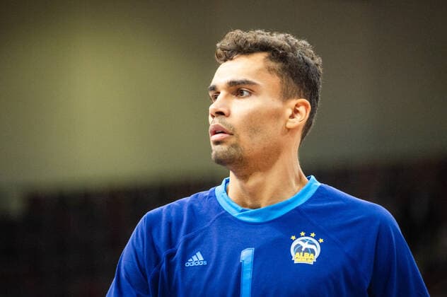 Oscar Da Silva ALBA Berlin 1 before the BBL match MHP Riesen Ludwigsburg ALBA Berlin on 10 10 2021 in Ludwigsburg MHPArena Germany Ludwigsburg 10 10 21 Basketball , 10 10 2021, Ludwigsburg Germany xpxsdx