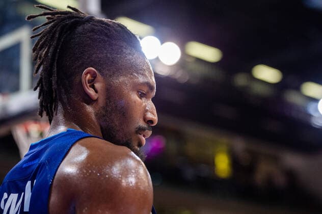 Jaleen Smith ALBA Berlin 3 concentrated during the BBL match MHP Riesen Ludwigsburg ALBA Berlin on 10 10 2021 in Ludwigsburg MHPArena Germany Ludwigsburg 10 10 21 Basketball , 10 10 2021, Ludwigsburg Germany xpxsdx