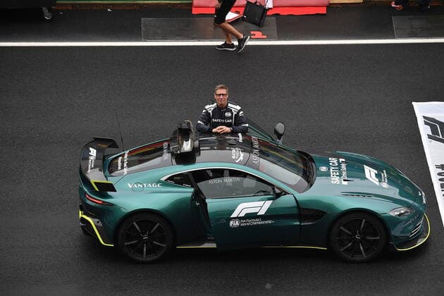 Formula 1 Turkish Grand Prix 2021 10 10 2021, Istanbul Park Circuit, Istanbul, Formula 1 Turkish Grand Prix 2021 ,in the picture Aston Martin Safety Car with driver Benrd Mayländer nordphotoxGmbHx xBratic nph00250