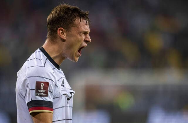 Goal celebration Joshua Kimmich Germany Germany Romania 08 10 2021, Football World Cup Qualification, Qualification, Season 2021 22 Photo Moritz Müller