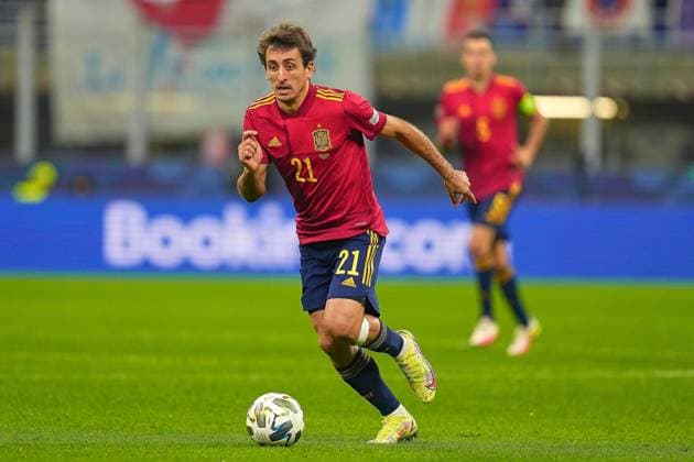 Mandatory Credit: Photo by Bagu Blanco Pressinphoto Shutterstock (12532184fq) Mikel Oyarzabal of Spain Spain V France, UEFA Nations League 2021, Final. Football, San Siro Stadium, Milan, Italy - 10 Oct 2021 Editorial use only Spain V France, UEFA Nations League 2021, Final. Football, San Siro Stadium, Milan, Italy - 10 Oct 2021 Editorial use only  Copyright: xBaguxBlanco Pressinphoto Shutterstockx 12532184fq