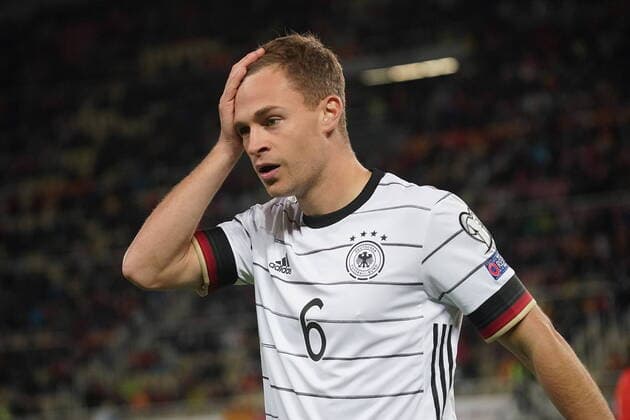 MKD, World Cup qualifier, North Macedonia vs Germany 11 10 2021, Toshe Proeski Arena, Skopje, MKD, World Cup qualifier, North Macedonia vs Germany , pictured Joshua Kimmich Germany. nordphotoxGmbHx xBratic nph00250