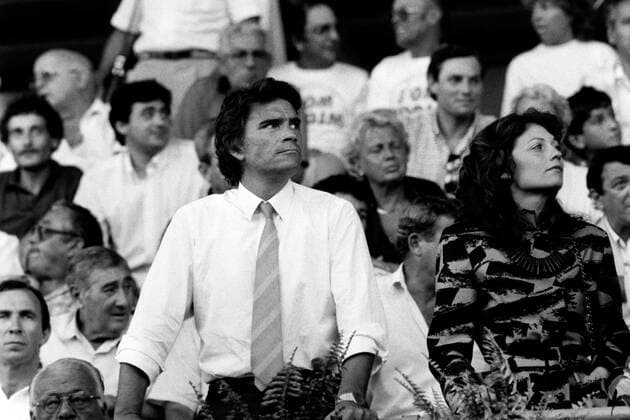 05 08 86 Olympique Marseille AS Monaco France, Marseille, 05 08 1986, Football, Olympique Marseille AS Monaco 3 1 Bernard Tapie President Olympique Marseille