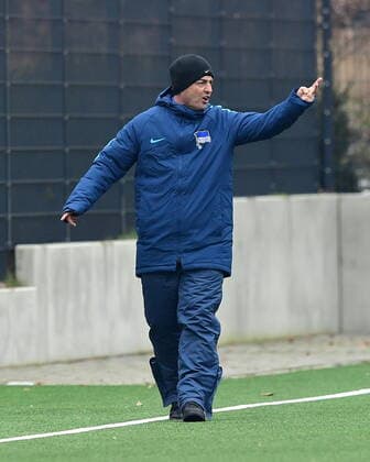 Covic Ante coach HerthaII , Hamburger SV II u21 vs Hertha BSC II u23 Test , Match location Volksparkstadion KuRa 2 , Rellingen Hamburg Germany