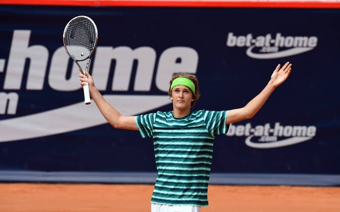 bet at home Open 2014 Tennis Championships Day2 , Zverev Alexander GER , bet at home Open 2014 Tennis Championships Day2 , from 12 20 07 2014 , ATP World Tour 500 , Alexander Zverev GER Robin Haase NED , Venue Hamburger Rotherbaum , Rellingen Hamburg Germany