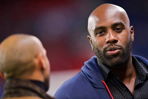 Teddy Riner FOOTBALL : PSG vs SCO Angers - Ligue 1 Uber Eats - 15 10 2021 JBAutissier Panoramic 