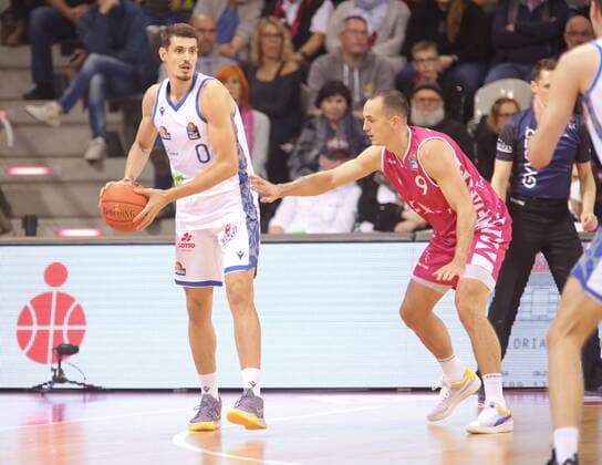 Karsten Tadda Telekom Baskets Bonn vs Lukas Wank Fraport Skyliners Frankfurt easyCredit BBL 1 Bundesliga , season 2021 2022 , main round 4 matchday